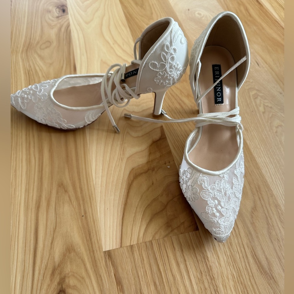Ivory Wedding shoes, size 5.5